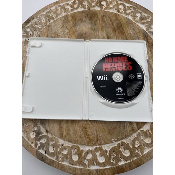 No More Heroes (Nintendo Wii, 2008) Complete with NO Manual - Picture 3 of 4